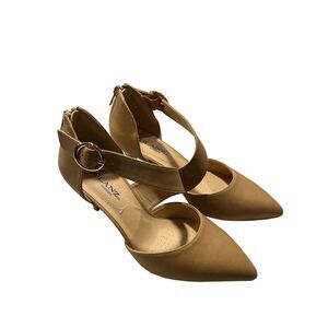 One Curve Strapped Heels by Solanz